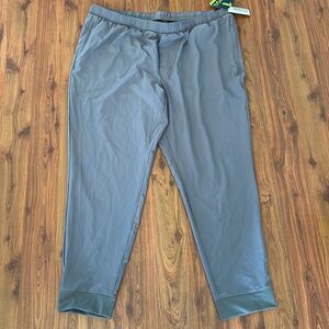 NWT DSG Dick's Sporting Goods lightweight track pants training pants Gray moistu